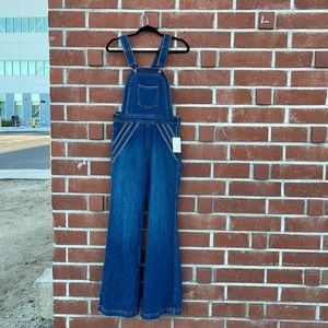 NWT People Rainbow Denim Overalls